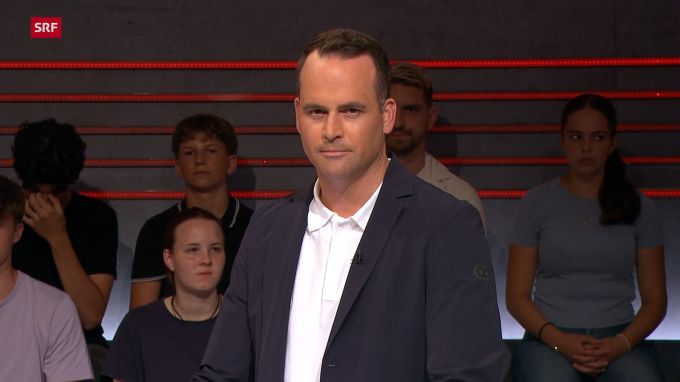 FDP-Ständerat Damian Müller in der «Arena». «Arena»