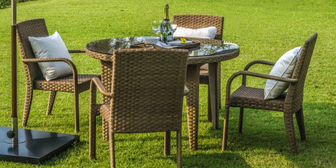 Garten, Tisch, Stühle