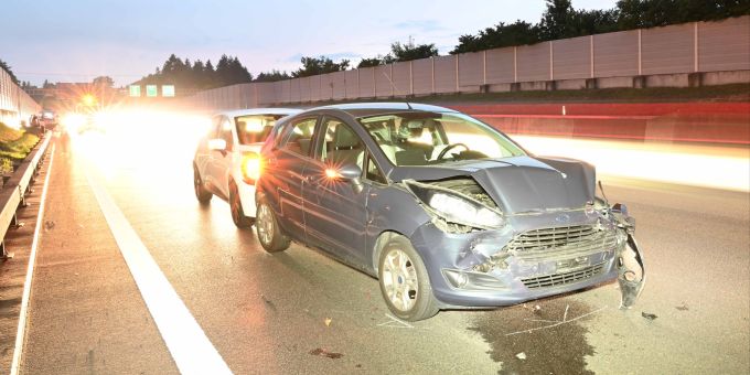 Auf der A2 bei Emmen kam es zu einer Auffahrkollision. Auffahrkollision