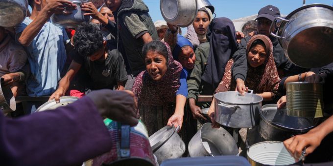 Im gesamten Gazastreifen droht nach UN-Angaben eine Hungersnot. Gazastreifen