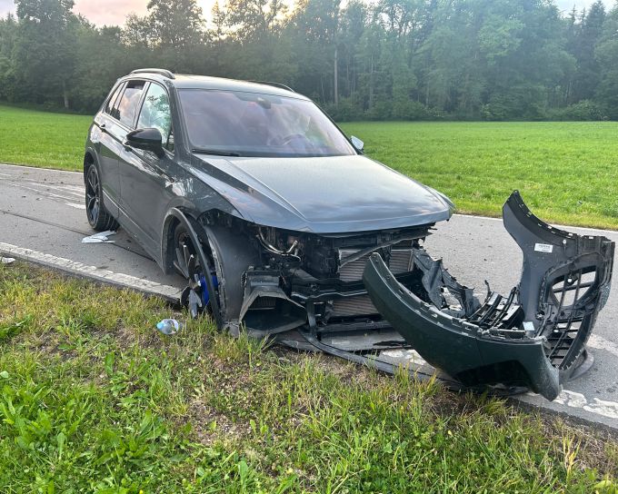 Der Fahrer und die Insassen blieben unverletzt. Keine Verletzten