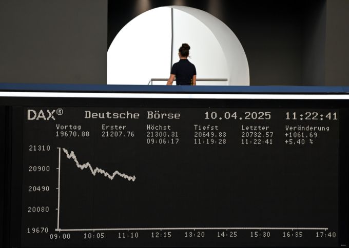 Es ist nicht das erste Mal, dass Zolldrohungen aus den USA den Dax abrutschen lassen. (Archivbild) Dax Börse Kursverlauf