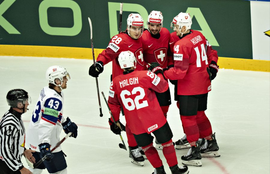 Eishockey-WM Schweiz Norwegen Andrighetto