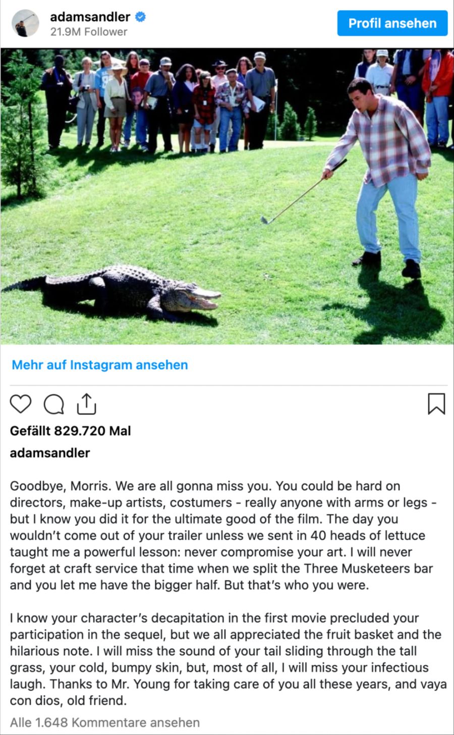Hollywood nimmt Abschied