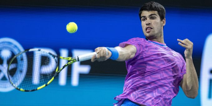 Carlos Alcaraz scheidet beim Turnier in Miami aus. Carlos Alcaraz