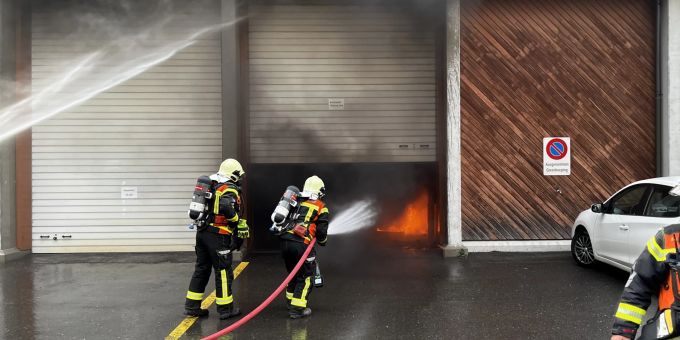 Bad Ragaz: Brand in Aufbewahrungsraum. Brand in Aufbewahrungsraum