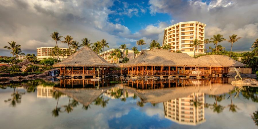 Hier kann man es sich gutgehen lassen – in einem Resort auf Hawai.