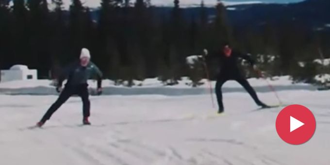 Auf schmalen Latten - Hier schlägt Odermatt fast Langlauf-Star Klaebo