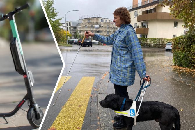 Blinde Seniorin: «Habe mich an E-Trottis schon verletzt»