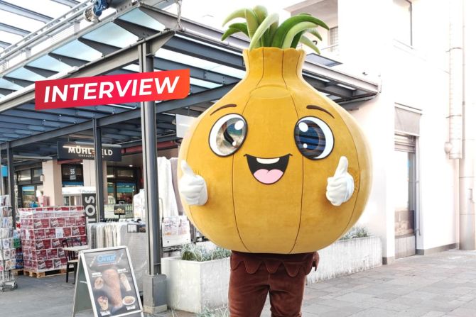 Hier kommt das Interview mit dem Maskottchen