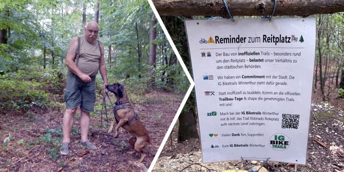 Keiner kennt den Eschenbergwald so gut wie Jagdobmann Harry Kohler. - zVg