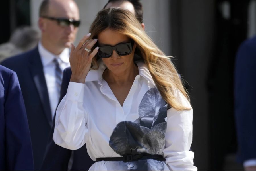 Melania Trump hat sich bisher nicht zur Verurteilung ihres Mannes geäussert.