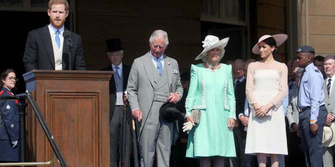 Meghan Charles Harry Camilla