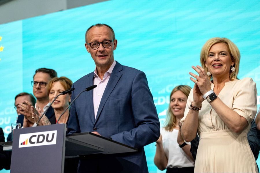 Die Union um CDU-Chef Friedrich Merz ist sowohl gesamthaft als auch bei den 16- bis 24-Jährigen stärkste Kraft.