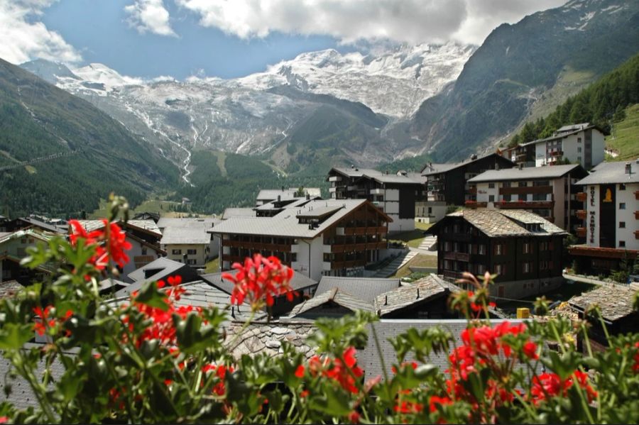 Auch Saas-Fee VS verzeichnet weniger Übernachtungen.