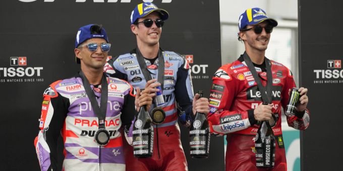 MotoGP-Titelkampf - Martin verkürzt Rückstand auf Bagnaia