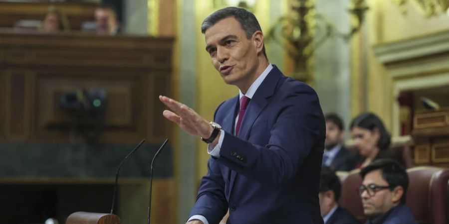 Ministerpräsident Spanien Pedro Sánchez