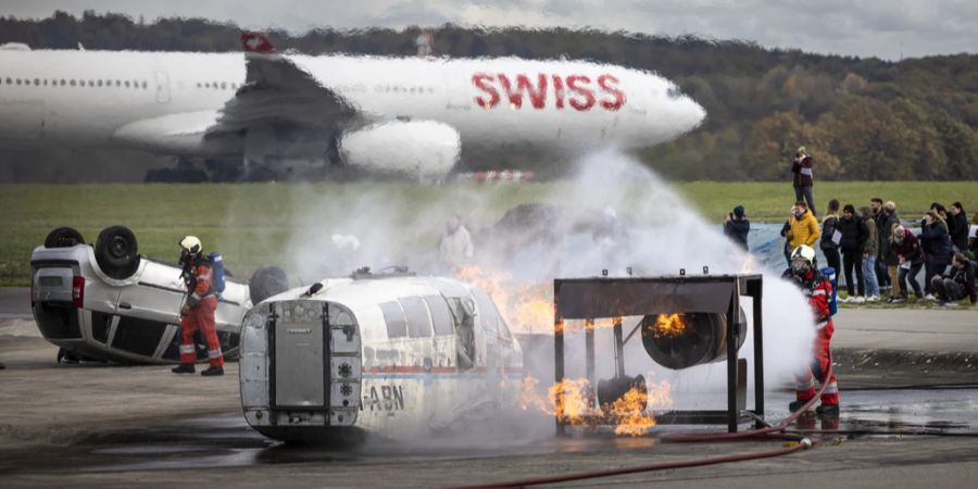 Flugzeugabsturz Notfallübung