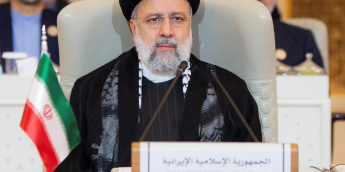 Der iranische Präsident Ebrahim Raisi. Foto: Saudi Press Agency/dpa raisi