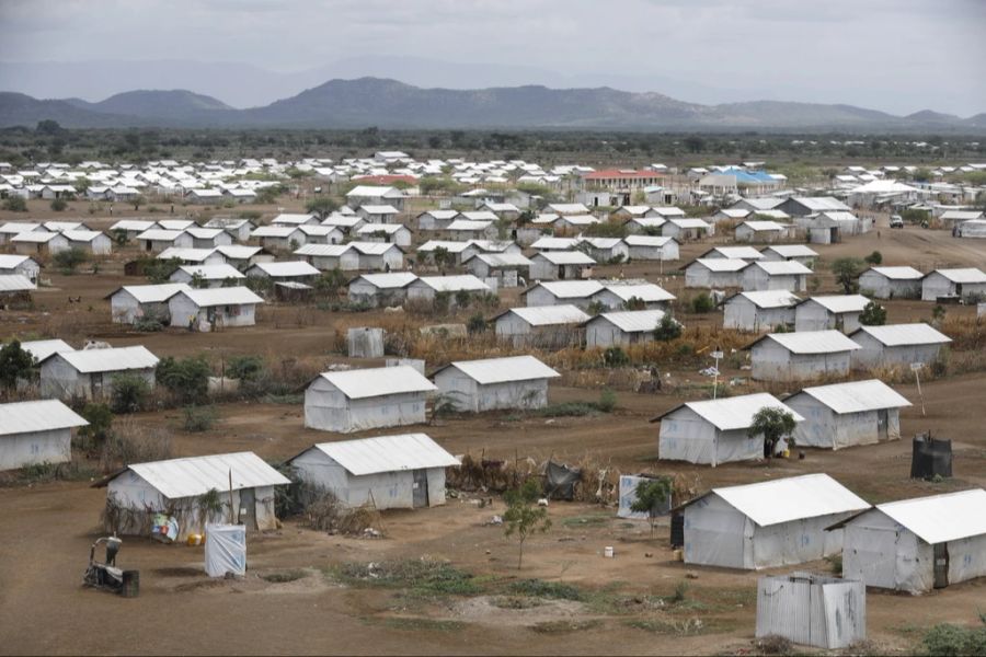 Blick auf das Flüchtlingslager Kakuma im Norden Kenias.