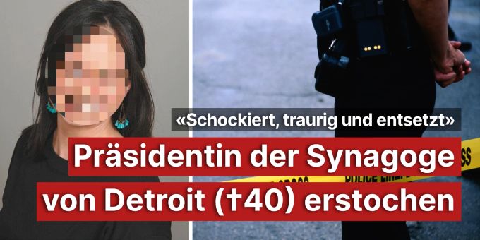 Tatmotiv unklar - Präsidentin der Synagoge von Detroit (†40) erstochen