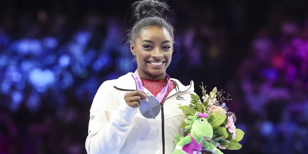 Simone Biles Takes Home Silver at the Artistic Gymnastics World Championships in Antwerp