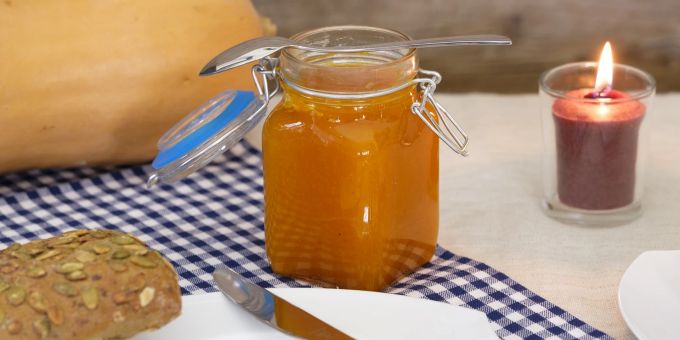 Kürbiskonfitüre ist ein einzigartiges Geschmackserlebnis. Kürbis, Konfitüre