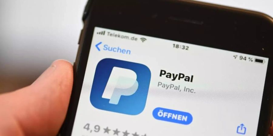 Das abgewickelte Zahlungsvolumen bei Paypal wuchs im letzten Quartal um 40 Prozent. Foto: Felix Kästle/dpa