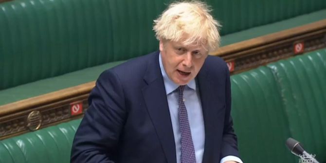 Britischer Premierminister Johnson