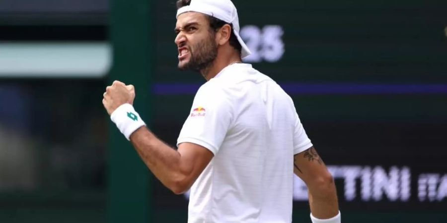 Matteo Berrettini steht erstmals in einem Grand-Slam-Finale. Foto: Steven Paston/PA Wire/dpa