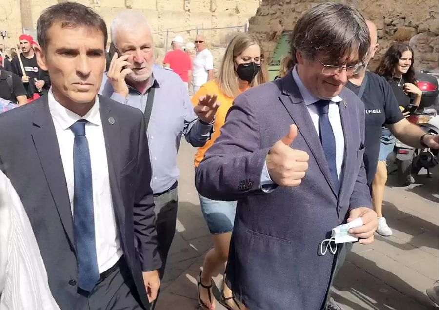 Carles Puigdemont in Alghero