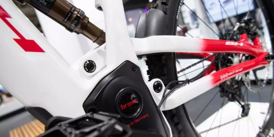 Ein E-Bike mit einem Motor von Brose. Foto: Sven Hoppe/dpa