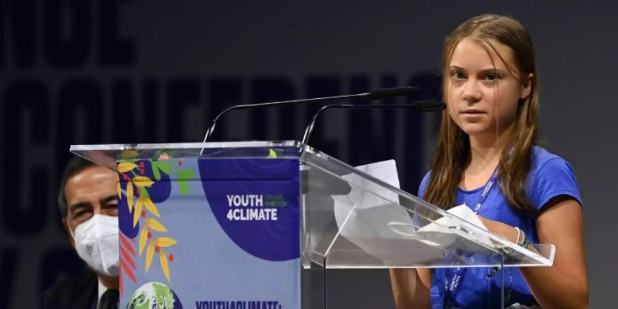 Greta Thunberg in Mailand