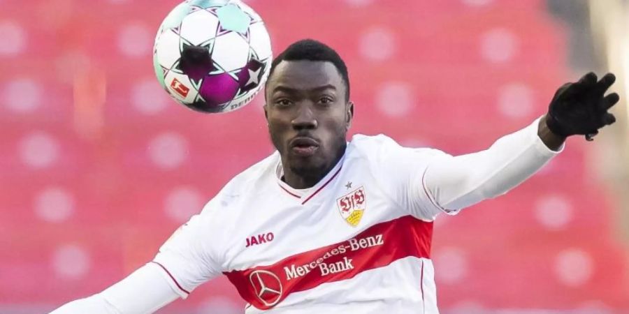 Arbeitet derzeit noch an seinem Comebach: VfB-Profi Silas Katompa Mvumpa. Foto: Tom Weller/dpa