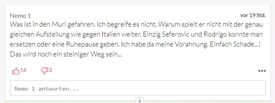 Viele können es nicht verstehen, wie Trainer Murat Yakin weiterhin auf Stürmer Seferovic setzen kann.