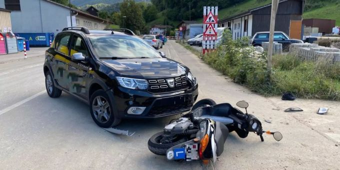 Unfall in Reigoldwil BL. reigoldwil