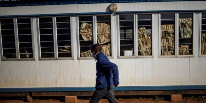 Schüler im Township Tembisa Schüler im Township Tembisa
