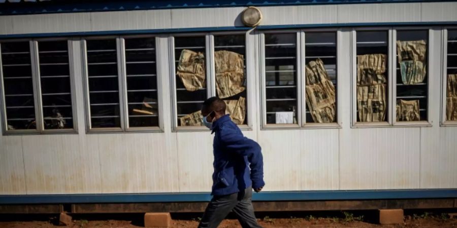 Schüler im Township Tembisa