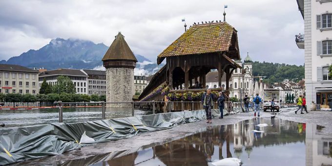 Die Lage am Vierwaldstättersee beruhigt sich. luzern
