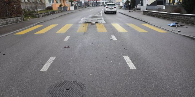 Nach Selbstunfall weggefahren.