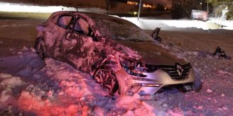 Schwarzenbach SG - Fahrunfähig Selbstunfall verursacht