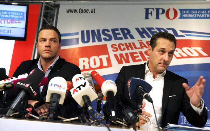 Johann Gudenus (links) und Heinz-Christian Strache (rechts) traten am Tag nach der Veröffentlichung des Ibiza-Videos zurück. Strache