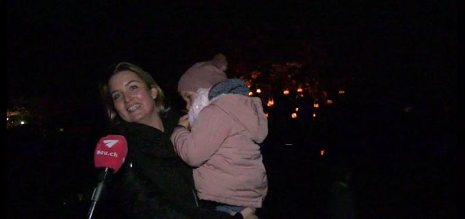 Michelle Stuber hat die Räbeliechtli-Aktion in Grüningen ZH organisiert. Räbeliechtli