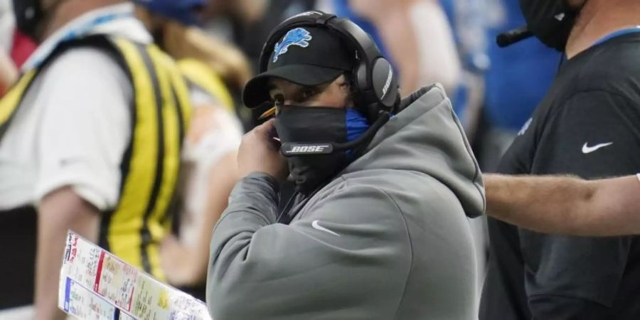 Matt Patricia, ehemaliger Cheftrainer der Detroit Lions. Foto: Paul Sancya/AP/dpa/Archiv