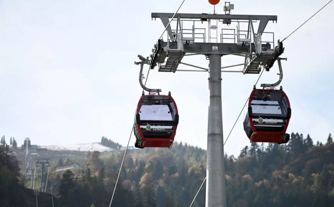 Eine Seilbahn in Österreich: Noch stehen die Gondeln aufgrund des Coronavirus still. Coronavirus Skiferien Seilbahnen Österreich