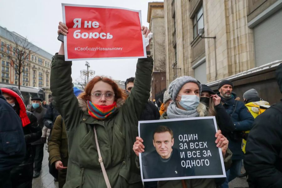 Proteste Moskau Nawalny
