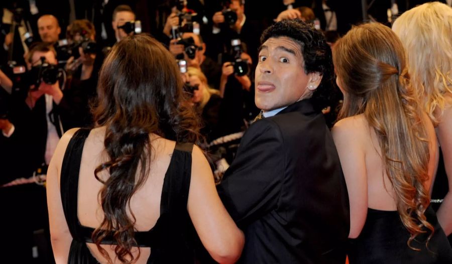 Diego Maradona am Filmfestival in Cannes im Mai 2008.