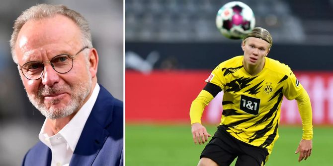 Bayern München Haaland Rummenigge