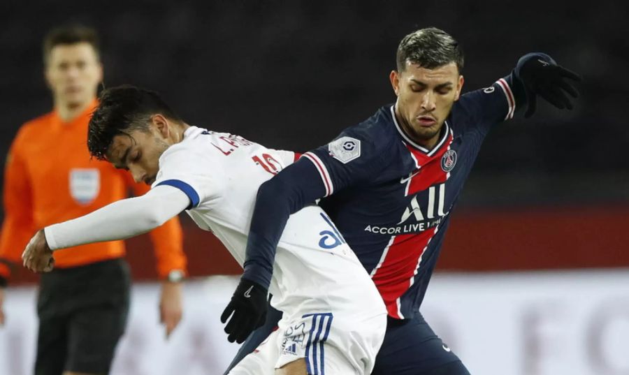 Leandro Paredes im Einsatz für Paris Saint-Germain.