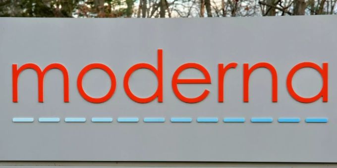 Logo von Moderna. Moderna